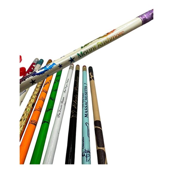 VTG Novelty Tourist Pen Pencil Acrylic Lego Land Elvis Sea World Metallic Lot 11 - Picture 12 of 12